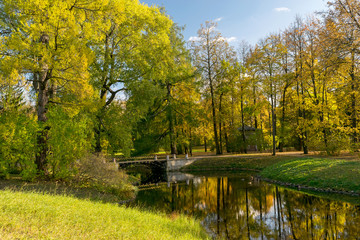 The Catherine Park of the Museum-reserve Tsarskoye Selo in Russia