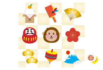 年賀状　はがきテンプレート