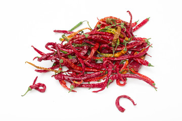 Fototapeta premium Pepper on the white background