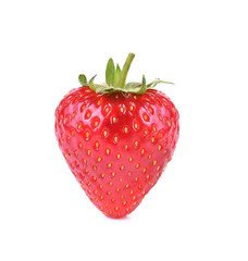 Strawberry on white background
