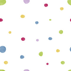 Watercolor Circle Pattern