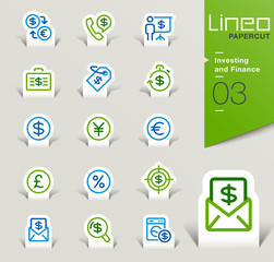 Lineo Papercut - Investing and Finance outline icons