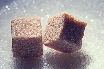 pieces of brown sugar