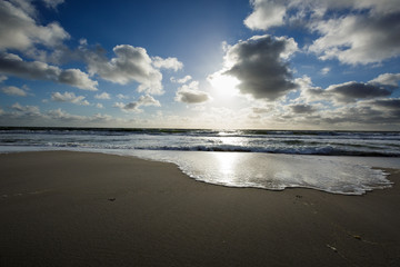 Nordsee Strand Sylt Sonnenuntergang 