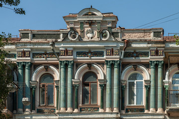 facade of an old building architecture
