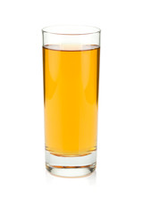 Apple juice in a glass