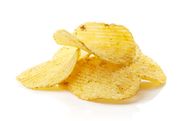 Potato chips with spice