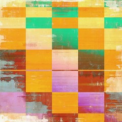Grunge retro vintage textured background. With different color patterns: yellow (beige); brown; green; red (orange); pink