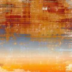 Fototapeta premium Beautiful antique vintage background. With different color patterns: yellow (beige); brown; blue; red (orange)