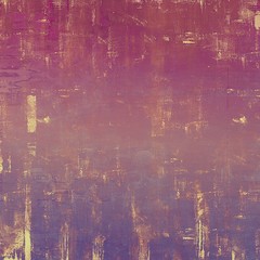 Vintage aged texture, colorful grunge background with space for text or image. With different color patterns: yellow (beige); brown; red (orange); purple (violet)