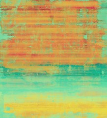 Aged grunge texture. With different color patterns: yellow (beige); blue; green; red (orange)