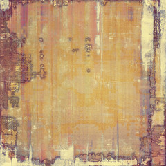 Aged grunge texture. With different color patterns: yellow (beige); brown; gray; purple (violet)