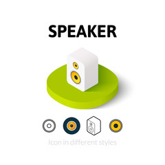 Speaker icon in different style