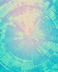 Grunge colorful background. With different color patterns: blue; pink; purple (violet); cyan