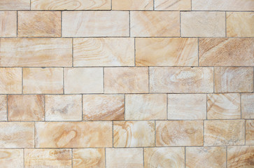 Antique wall from stone in Rome