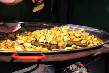 große kartoffelpfanne