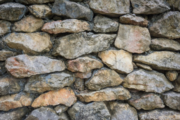 part of a stone wall, for background or texture.