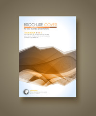 Fototapeta premium Brochure template, Flyer Design and Depliant Cover