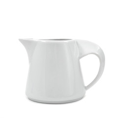 white ceramic milk pot