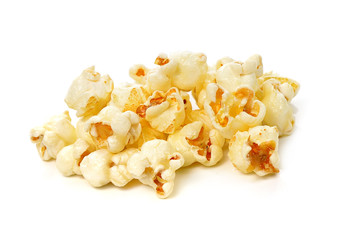 popcorn isolated on white background
