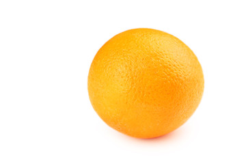 Ripe orange isolated on white