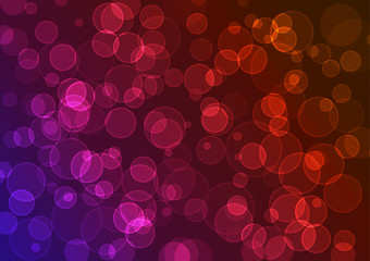 Vector colorful background. Effect bokeh.