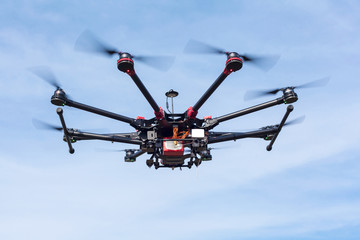 Octocopter, copter, drone
