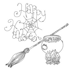 Pattern for coloring book. 