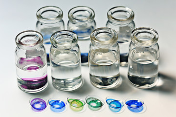 Colored contact lenses, the concept of design vision