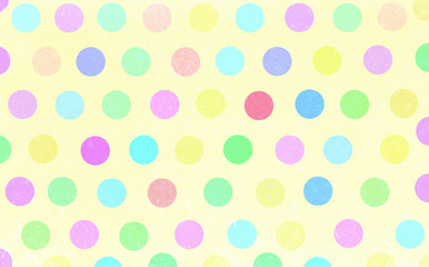 Collorful bubble on the papper - vintage  effect