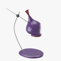 modern lamp design in purple