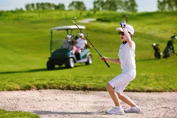 Photo sur Plexiglas Golf Compétition de golf pour enfants