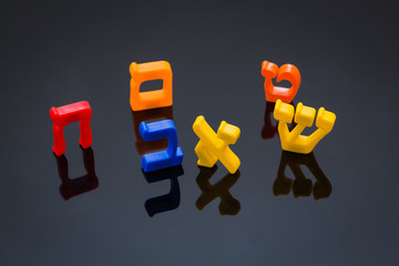 Hebrew letters Alphabet