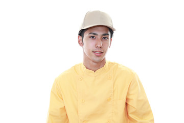 笑顔のウェイター