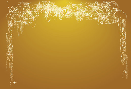 Yellow Glitter BackGround