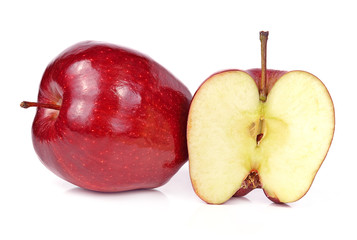 apple on white background