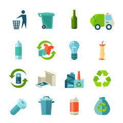 Recycling Icons Set 
