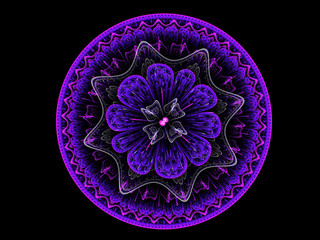 Floral mandala