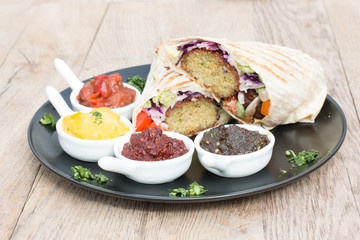 Different appetizer and anti pasti