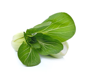 Bok choy (chinese cabbage) isolated on white