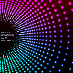 Illumination abstract background. Vector Illustration