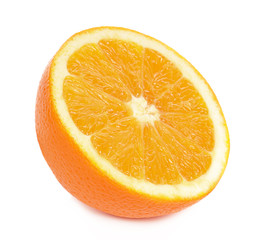 Orange fruit isolated on white background