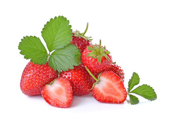 Strawberry isolated on white background