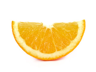 Orange fruit isolated on white background