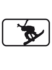 cool snowboarder logo design