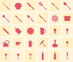 Cooking icon set - 93579173