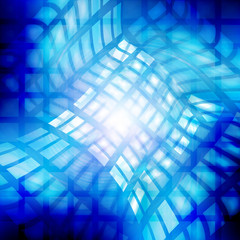 Naklejka premium Abstract blue graphic background