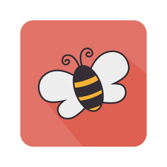 Butterfly cute cartoon design