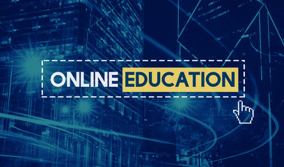 Online Education Knowledge Wisdom Communication Connection Conce