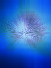 Radial abstract blue background